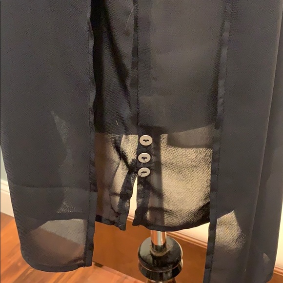 Long flowing 2-panel blouse. Size L/XL - Picture 5 of 9